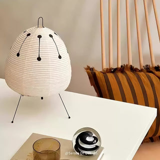 Tranquilux Lampe de Table en Papier Inspirée du Japon