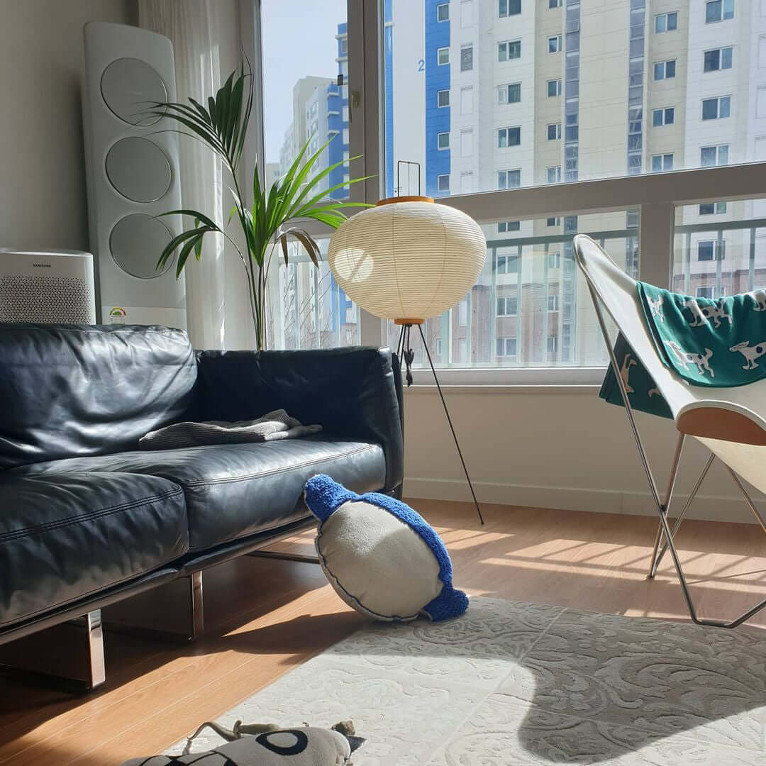 Krelix Lampadaire en Papier Scandinave
