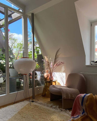 Krelix Lampadaire en Papier Scandinave