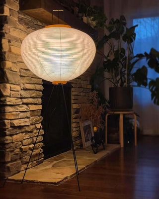 Krelix Lampadaire en Papier Scandinave