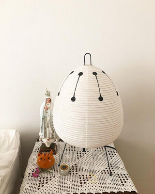 Tranquilux Lampe de Table en Papier Inspirée du Japon