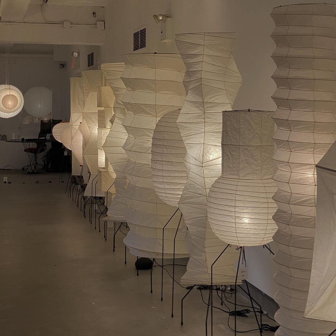 Krelix Lampadaire en Papier Scandinave