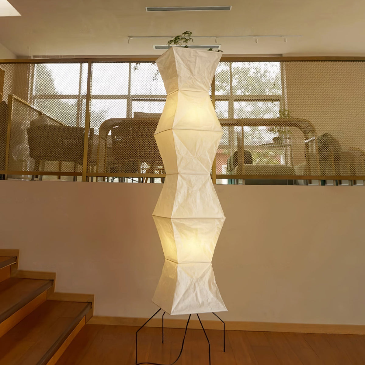 Krelix Lampadaire en Papier Scandinave