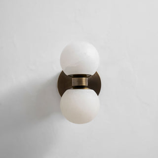Alabaster Celestia Orb Wall Light-Neutral Decor