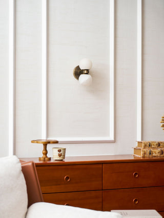 Alabaster Celestia Orb Wall Light-Neutral Decor