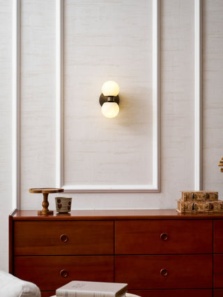 Alabaster Celestia Orb Wall Light-Neutral Decor