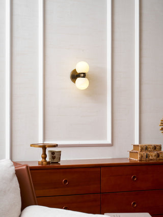 Alabaster Celestia Orb Wall Light-Neutral Decor