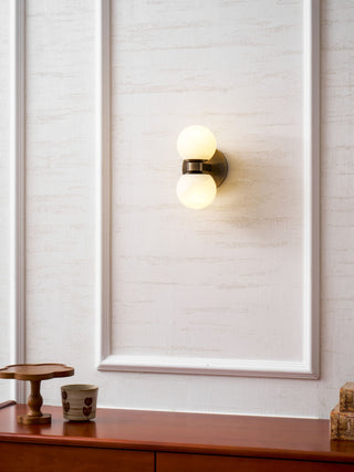 Alabaster Celestia Orb Wall Light-Neutral Decor