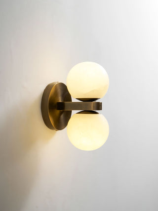 Alabaster Celestia Orb Wall Light-Neutral Decor