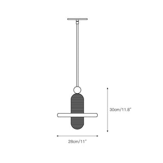 Ildvuvye Suspension Créativité Comète