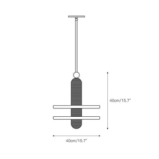 Ildvuvye Suspension Créativité Comète