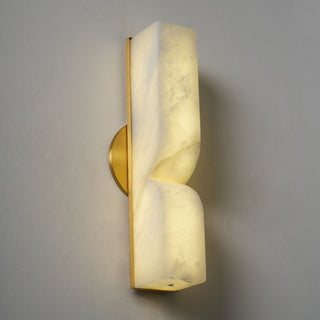 Lunaris Lampe Murale Rectangulaire en Albâtre