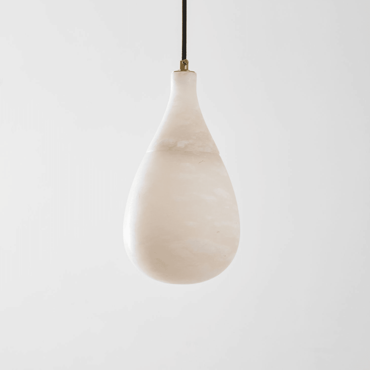 Alabaster Raindrop Pendant Light-Neutral Decor