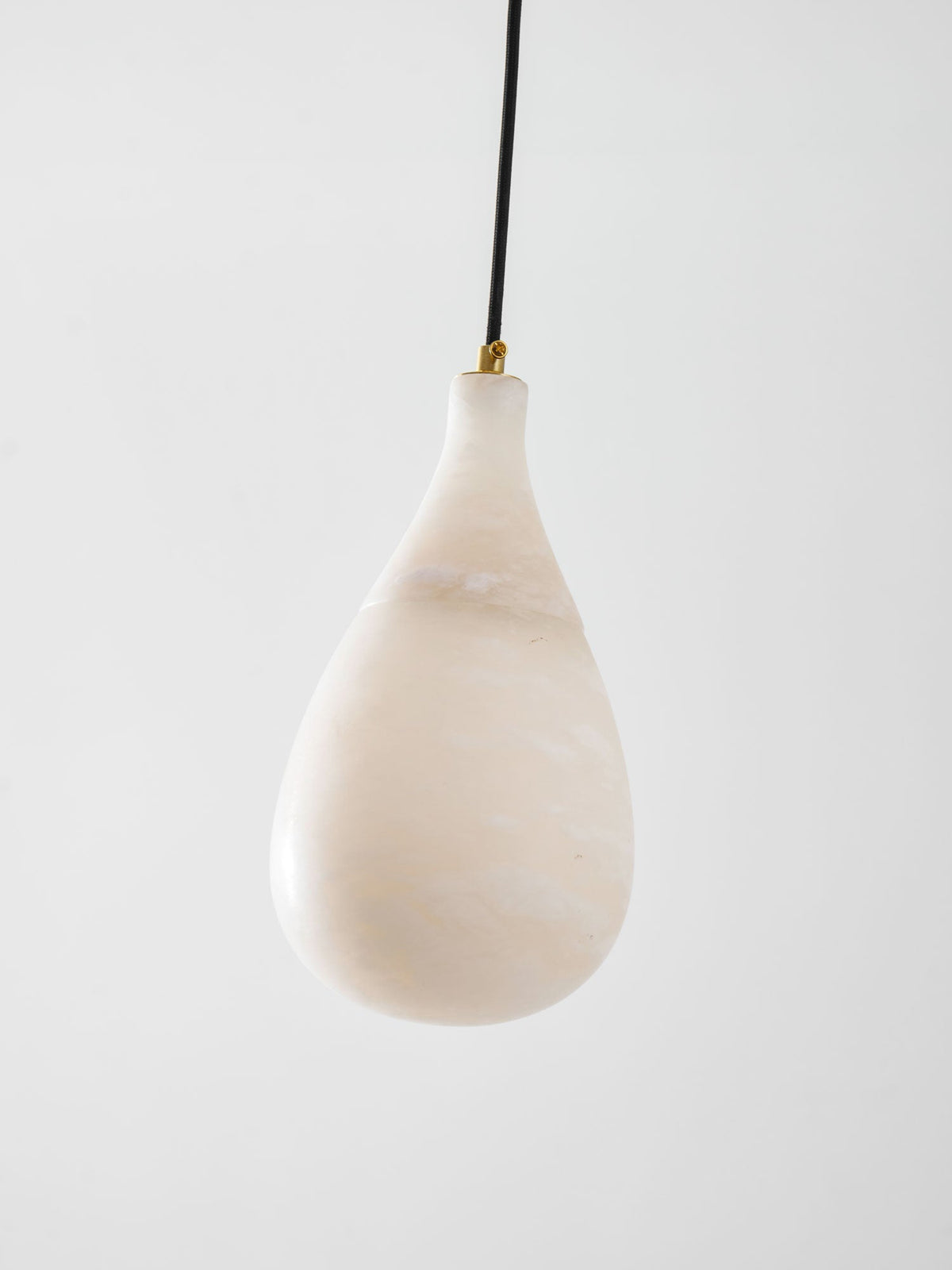 Alabaster Raindrop Pendant Light-Neutral Decor
