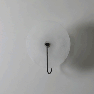 Elaris Applique Murale Globe en Albâtre-Luire