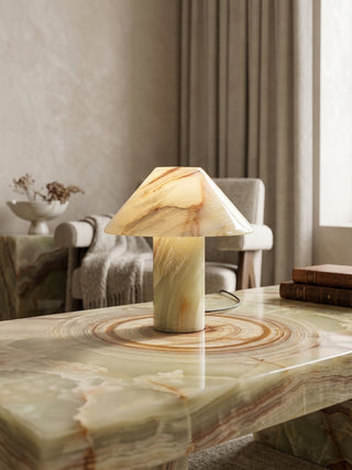 Pillar Lampe de Table en Pierre