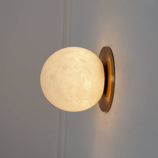 Vevinir Applique Murale Globe en Albâtre