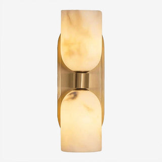 Alabaster Up-Down Wall Sconce-Neutral Decor