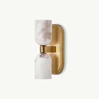 Alabaster Up-Down Wall Sconce-Neutral Decor