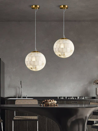 Fljotuvye Suspension en Alabastre Boule Moderne