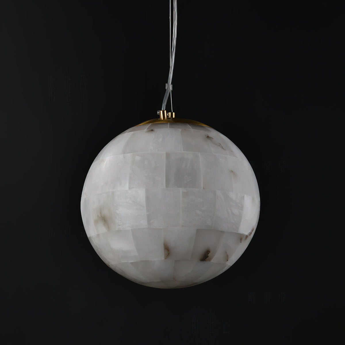 Fljotuvye Suspension en Alabastre Boule Moderne