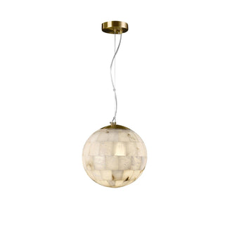 Isolde Albâtre Globe Pendentif Lumière