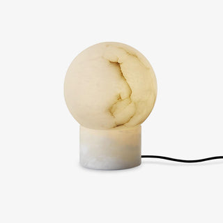 Liora Modern Alabaster Table Lamp-Neutral Decor