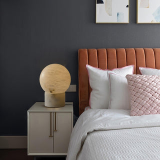 Liora Modern Alabaster Table Lamp-Neutral Decor