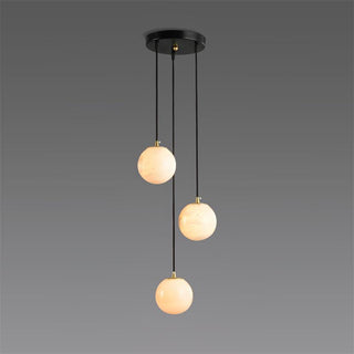 Gloruvye Lustre Métal Boules Moderne en Grappes