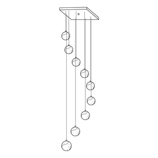 Ilaria Suspension en Albâtre