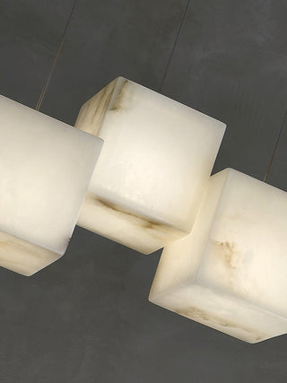 Eurraeel Lustre Spiral en Albâtre