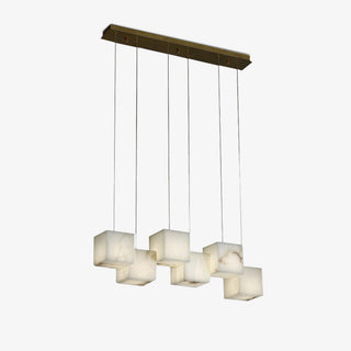Eurraeel Lustre Spiral en Albâtre