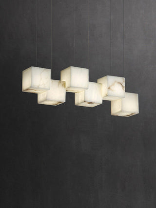 Eurraeel Lustre Spiral en Albâtre