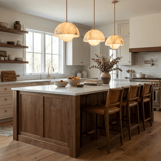 Alabaster Bud Pendant Lamp-Neutral Decor
