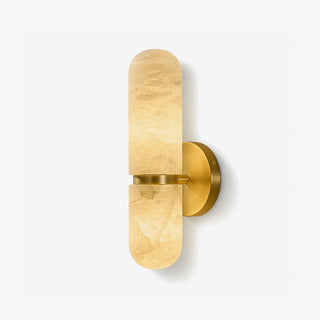 Alabaster Capsule Wall Sconce-Neutral Decor