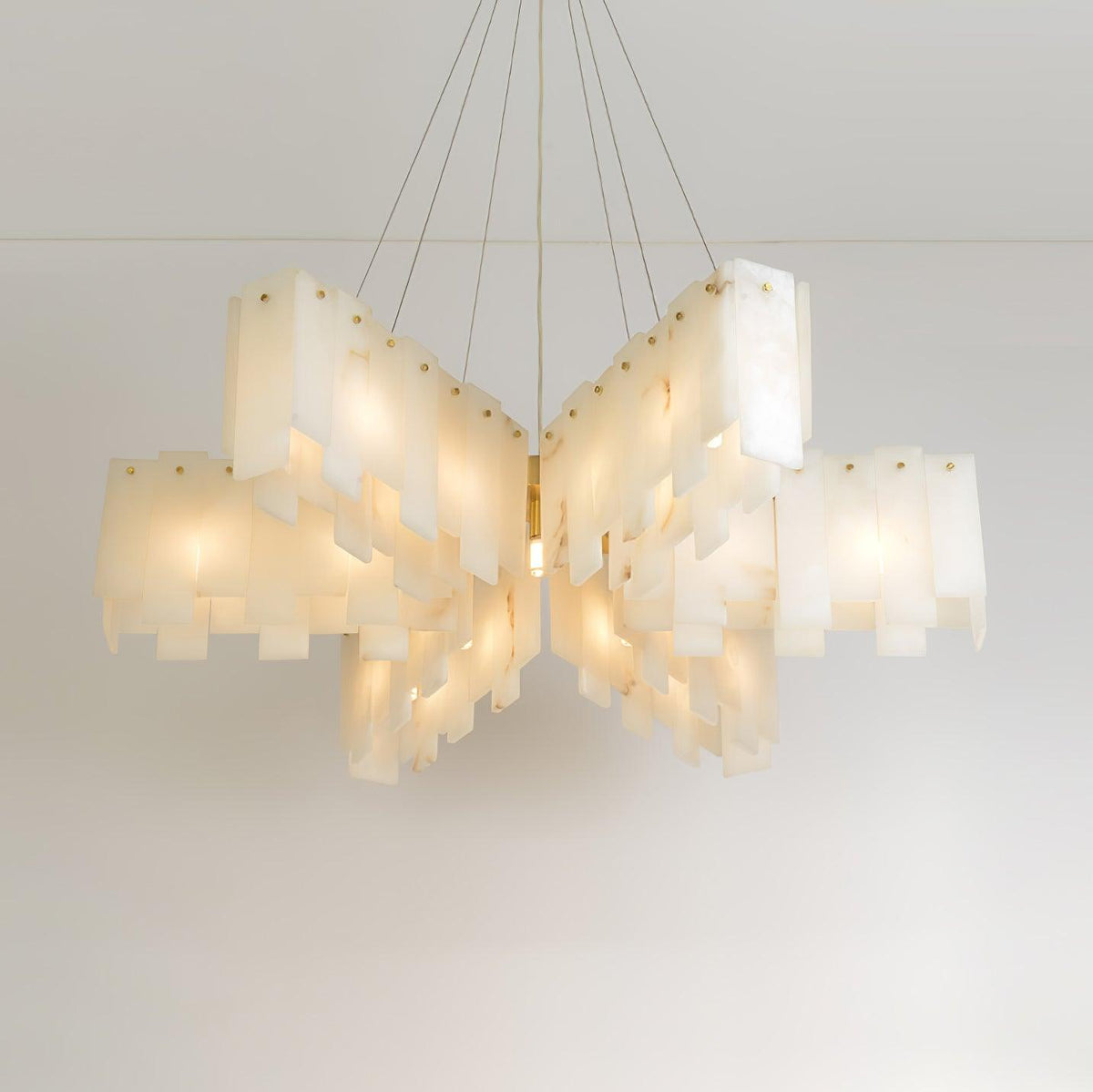 Nelevia Lustre Moderne en Albâtre