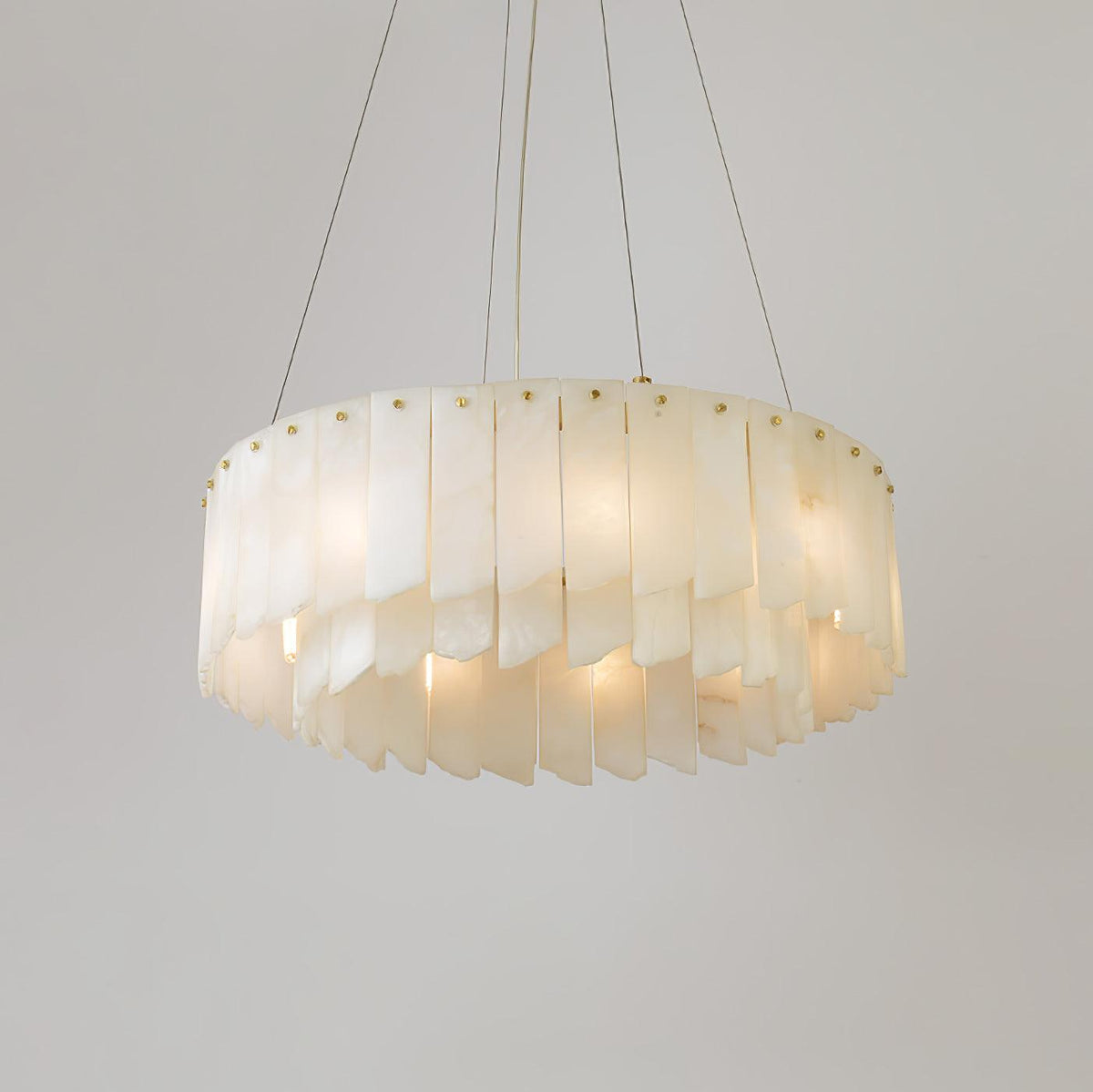 Nelevia Lustre Moderne en Albâtre