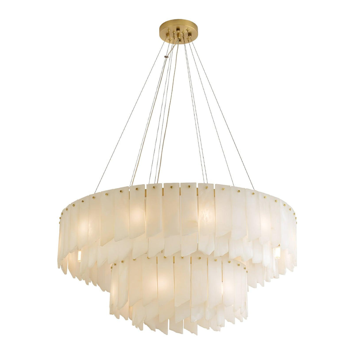 Nelevia Lustre Moderne en Albâtre