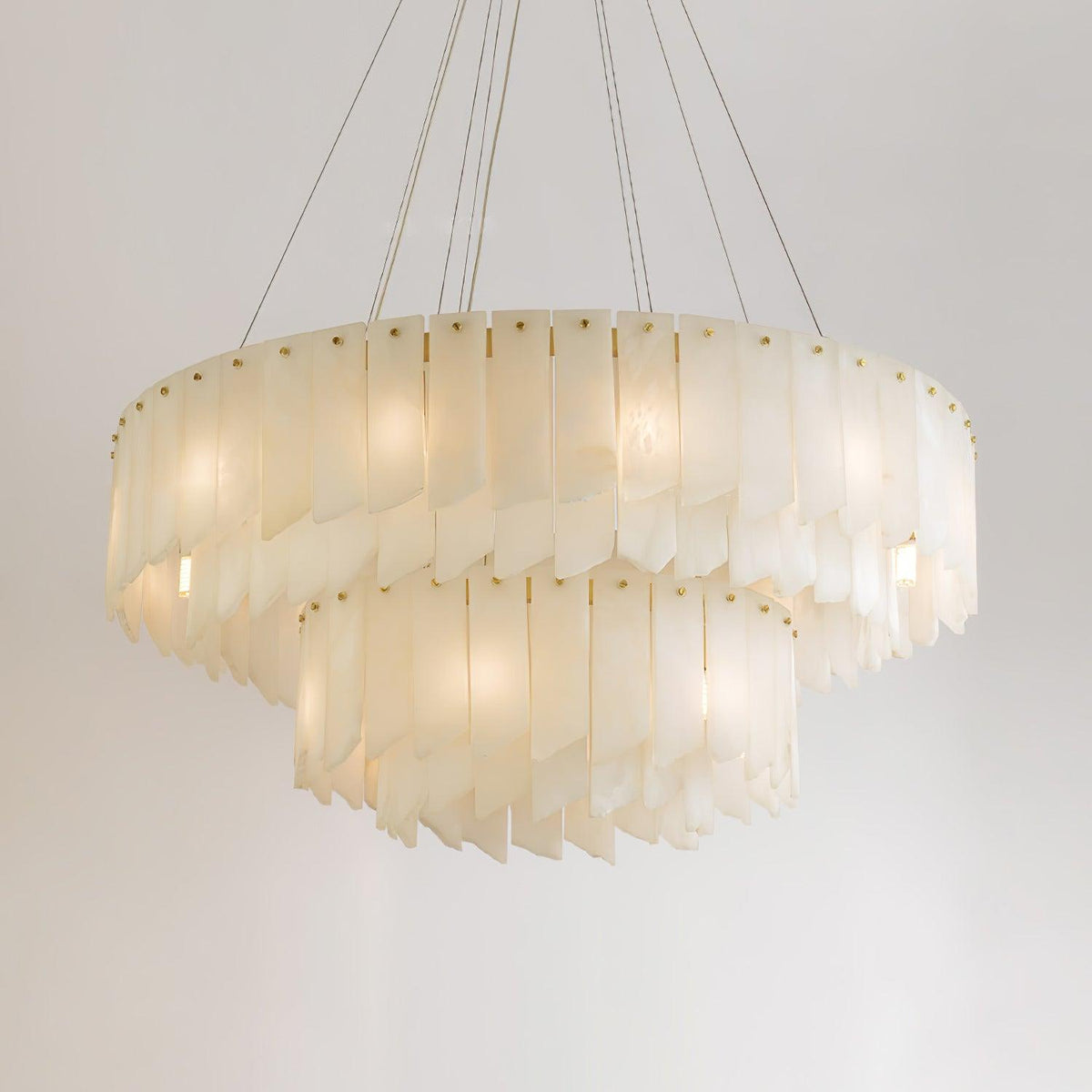 Nelevia Lustre Moderne en Albâtre