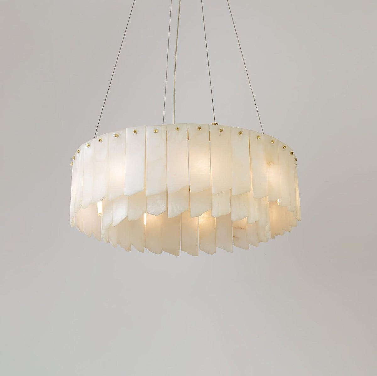 Nelevia Lustre Moderne en Albâtre