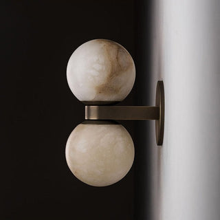 Alabaster Celestia Orb Wall Light-Neutral Decor