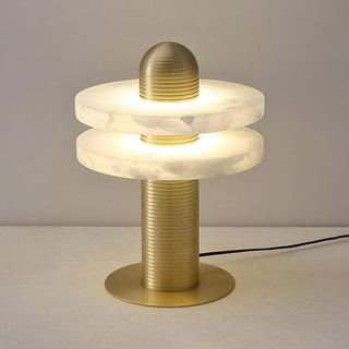 Nerio Lampe de Table Moderne en Albâtre