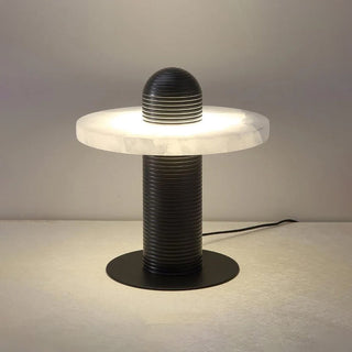Nerio Lampe de Table Moderne en Albâtre