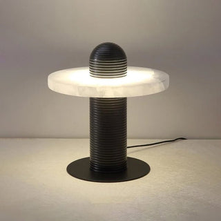Nerio Lampe de Table Moderne en Albâtre