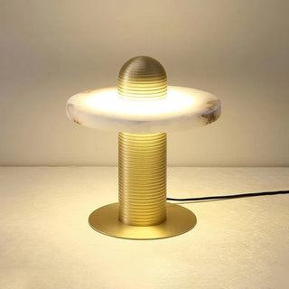 Nerio Lampe de Table Moderne en Albâtre