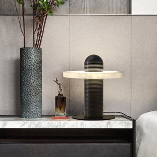 Nerio Lampe de Table Moderne en Albâtre
