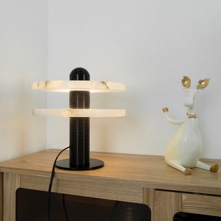 Nerio Lampe de Table Moderne en Albâtre