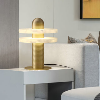 Nerio Lampe de Table Moderne en Albâtre