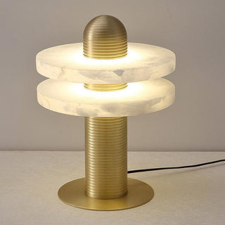 Nerio Lampe de Table Moderne en Albâtre