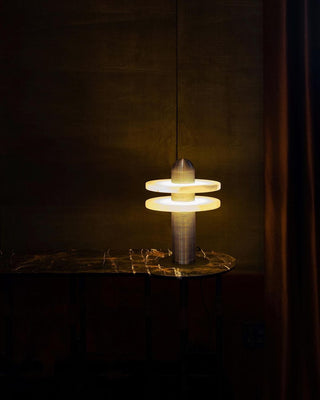Nerio Lampe de Table Moderne en Albâtre
